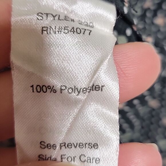 CAbi Black Polka Dot Oversized Top - Picture 4 of 5